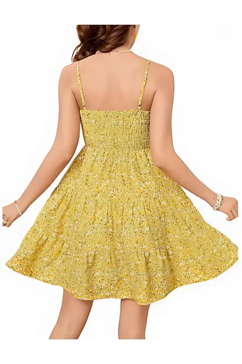 Floral Print Midi Dress - Image 6