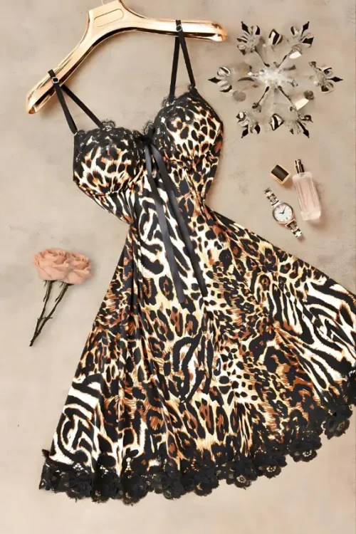 Tiger Print Lingerie
