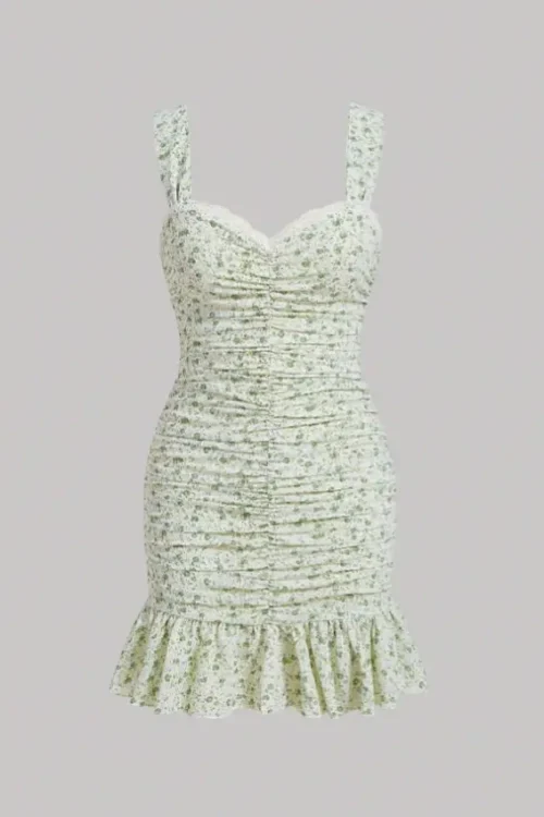 floral mini dress - Image 3