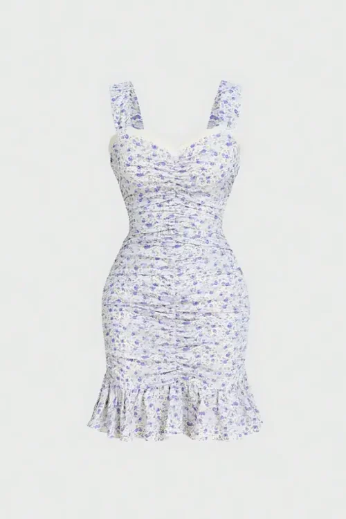 floral mini dress