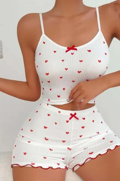 cute short pj set