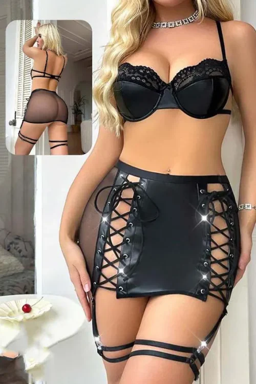 sexy black babydoll