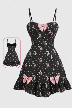 Floral Sleeveless Summer Dress Charm