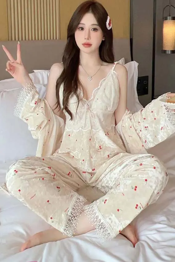 pink pj set