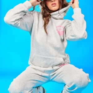 GRiT Grey Tracksuit Set with Hoodie