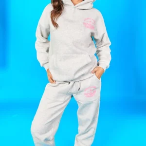 GRiT Grey Tracksuit Set with Hoodie