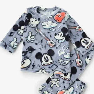 Cartoon Pattern Long Sleeve Pajama Set