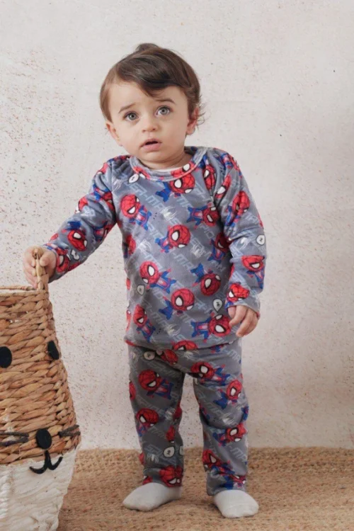 Toddler Spider-Man Long Sleeve Pajama Set