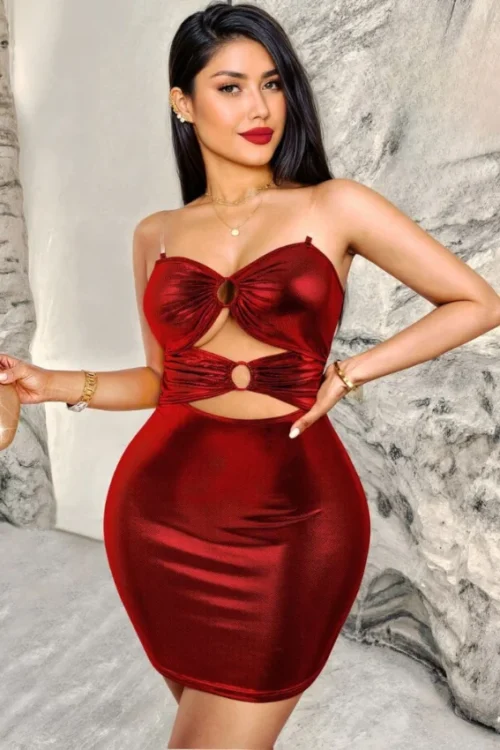Elegant Cutout Dress - Image 3