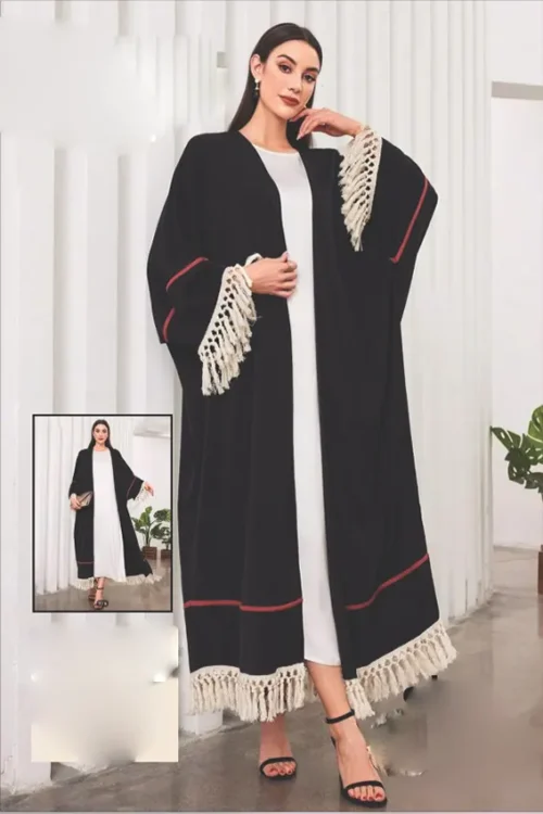 Elegant Tassel Kimono Cardigan