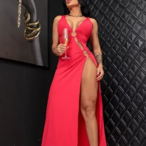 Elegant Sleeveless Maxi Dress