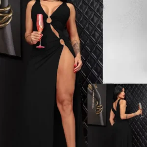 Elegant Sleeveless Maxi Dress