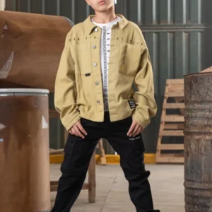 Stylish Long Sleeve Cargo Jacket