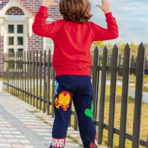 Kids' Marvel Print Long Sleeve Set