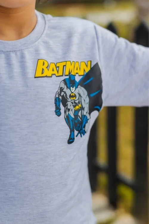 Kids Batman Long Sleeve Outfit - Image 6