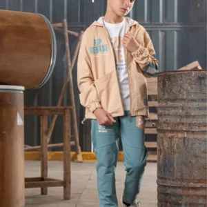 Stylish Kids Jacket, Tee, and Pants Set