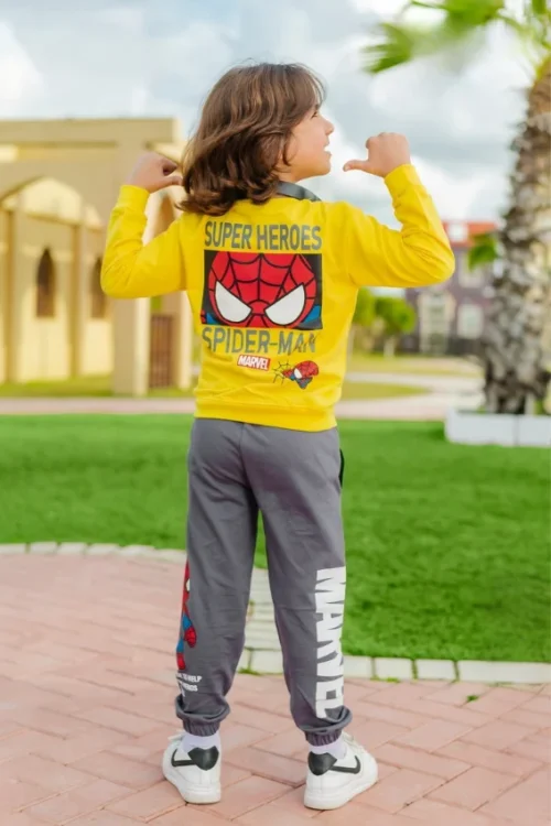 Kids Spiderman Long Sleeve Set - Image 3