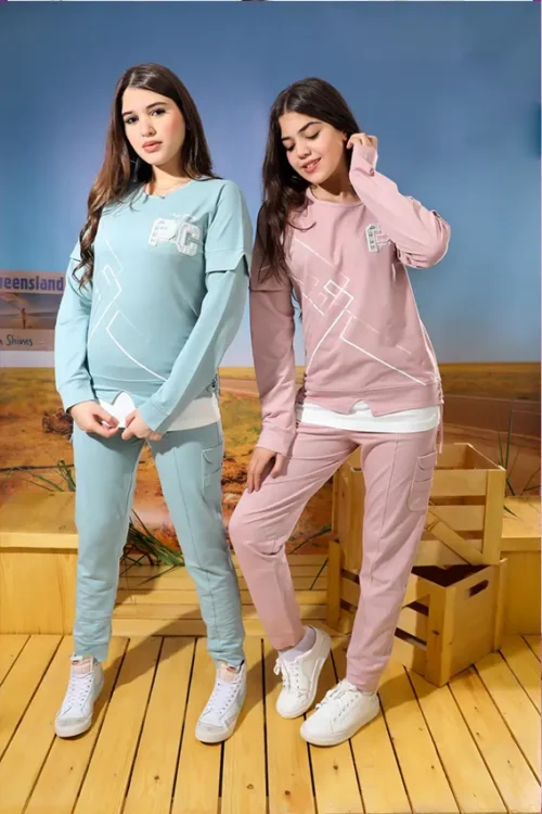 Stylish Long Sleeve Graphic Set