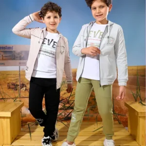 Stylish Kids' Long Sleeve Hoodies Set