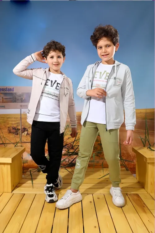 Stylish Kids' Long Sleeve Hoodies Set