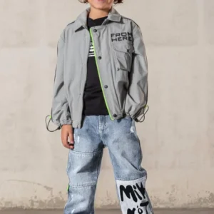 Kids Graphic Jacket and Jeans Set