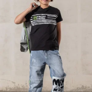 Kids Graphic Jacket and Jeans Set