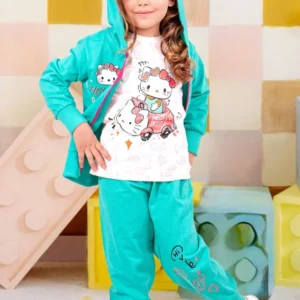 Kids' Cartoon Printed Long Sleeve Set