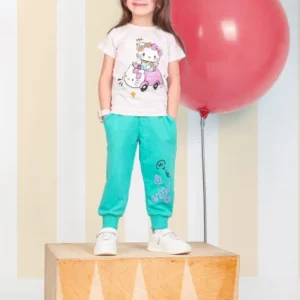 Kids' Cartoon Printed Long Sleeve Set