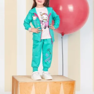 Kids' Cartoon Printed Long Sleeve Set