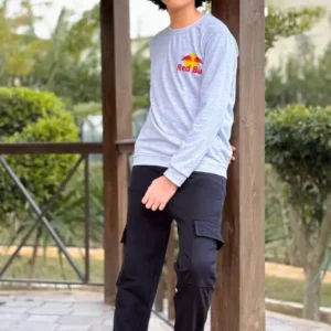 Graphic Long Sleeve Casual Pants Set