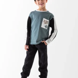 Kids' Colorblock Long Sleeve Set