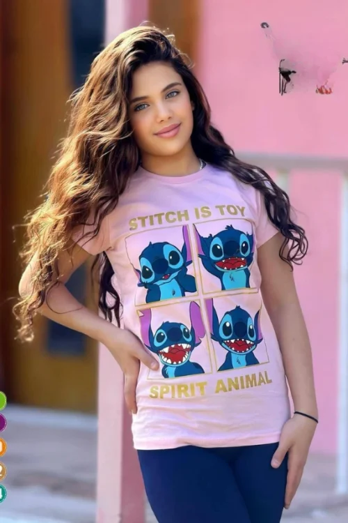 Vibrant Print Short Sleeve Tee - Image 3