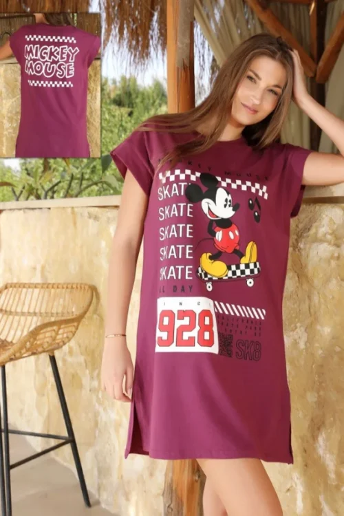 Fun Graphic Short Sleeve Dress