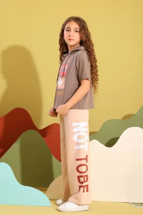 Kids Graphic Hoodie and Pants Set - Image 3