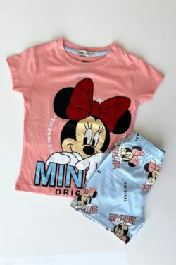 Cute Minnie Mouse Short Sleeve Set