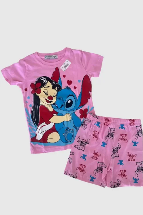 Disney Patterned Short Sleeve Set