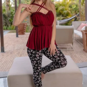 Floral Print PJ Set