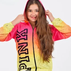 Vibrant Graphic Hoodie and Leggings Set