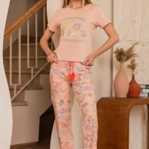 Cozy Plaid Long Sleeve Pajama Set