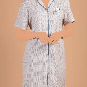 Comfy Polka Dot Nightwear Dress