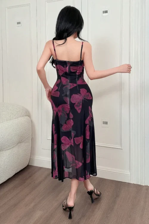 Floral Sleeveless Maxi Dress - Image 2