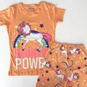 Unicorn Rainbow Power Pajama Set