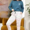 Stylish Long Sleeve Pajama Set