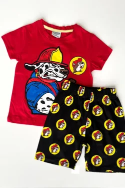 Fun Dalmatian Print Kids Pajama Set