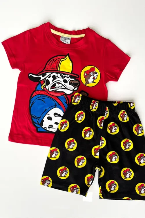 Fun Dalmatian Print Kids Pajama Set