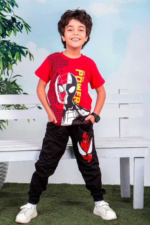 Graphic Tee with Jogger Pants Set