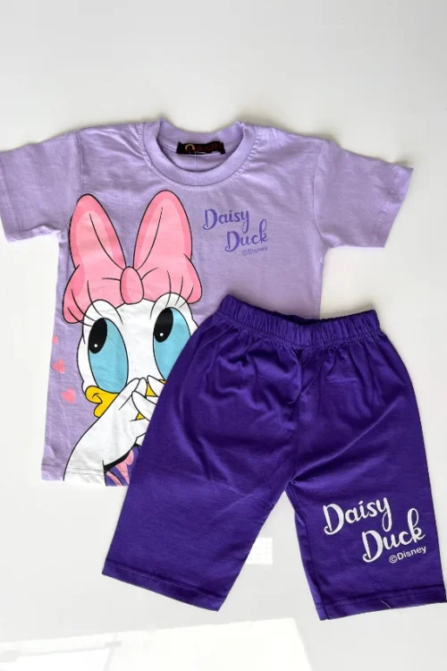 Kids' Cartoon T-Shirt and Shorts Set
