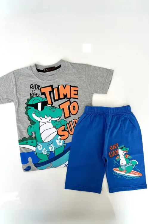Fun Alligator Surf T-Shirt Set