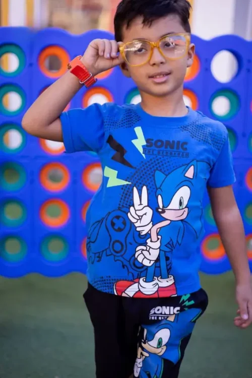Sonic Short Sleeve Kids Set - Image 2