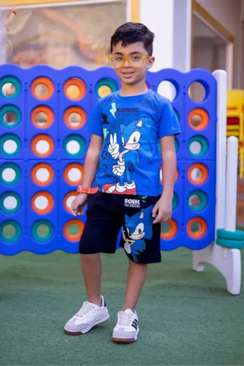 Sonic Short Sleeve Kids Set - Image 3